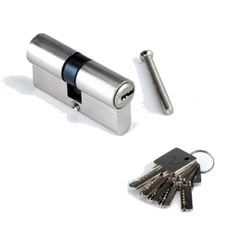 Set de Cerradura 1 Punto de Embutir - Caja - Manilla - Cilindro HERRAYMA ESPAÑA