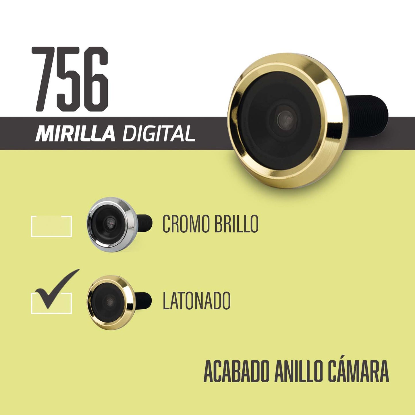 Mirilla Digital AYR 756 Pantalla 2,6"