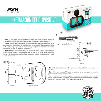 Mirilla Digital WIFI AYR 762 BLACK EDITION