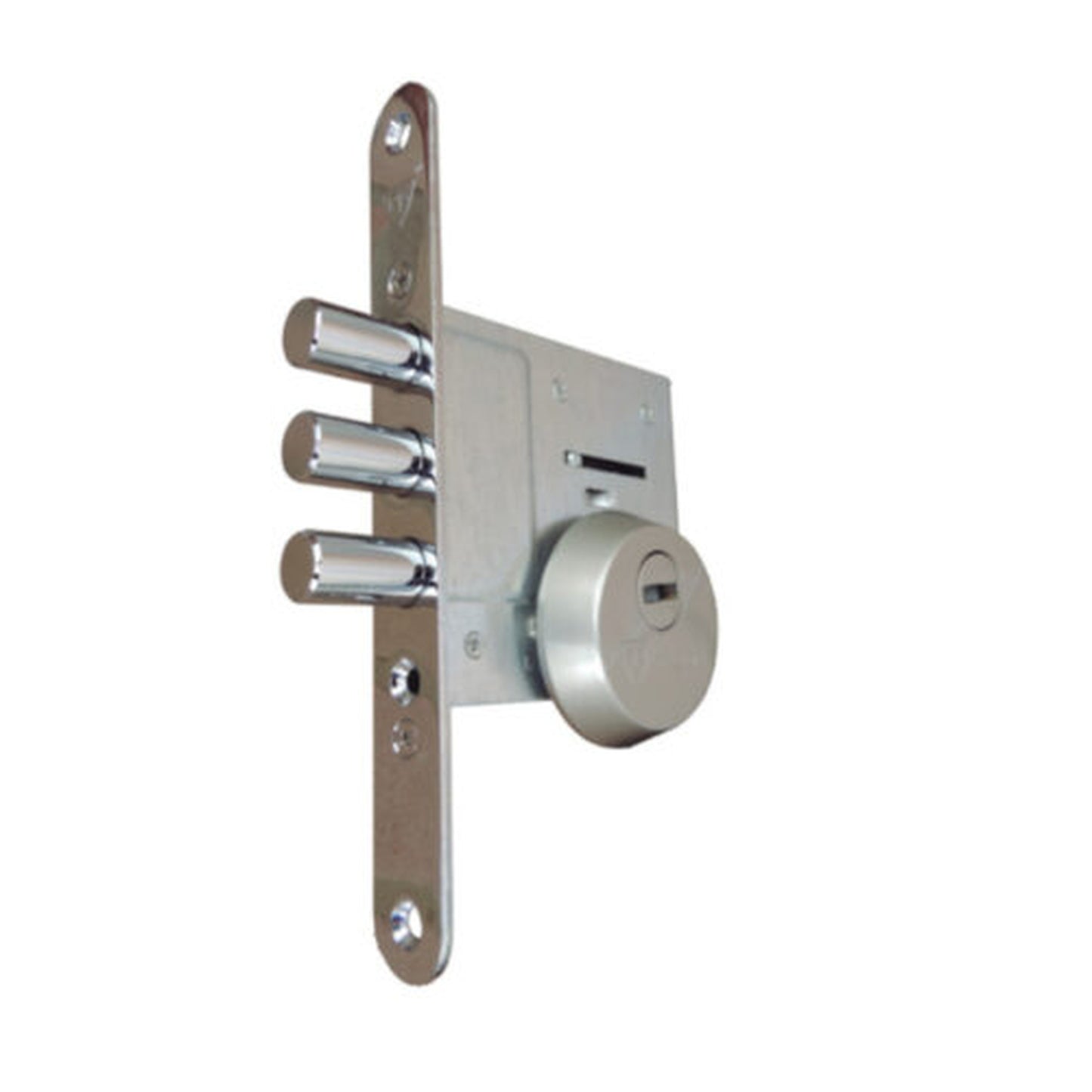 Cerradura de Embutir R80 de 1 Punto de tres bulones + Escudo RB LOCKS